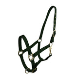 Cob Size Triple Ply Nylon Halter with Brass Hardware