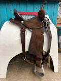 13” Double J Feather Lite Barrel Saddle