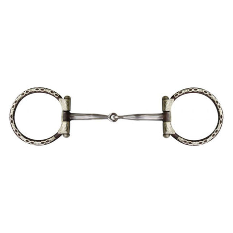 Barbwire trimmed D Ring Snaffle Bit