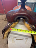 16.75" Horseman Tack Cutting Saddle