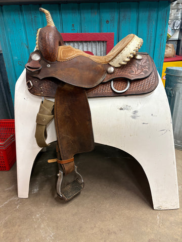 14.5" Allen Ranch Barrel Saddle