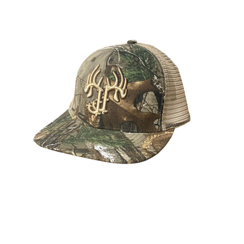 CAMO ANTLER CAP BY DOUBLE J