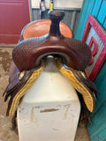 16.75" Horseman Tack Cutting Saddle