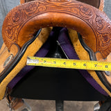 15” Circle Y Flex Lite Barrel Saddle
