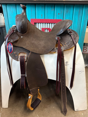 15” Hud Roberts Lightweight Working Cowhorse Saddle