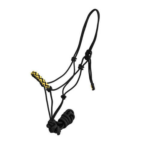 Braided Nose Cowboy Knot Halter with Lead