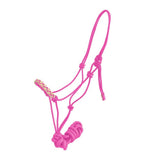 Braided Nose Cowboy Knot Halter with Lead