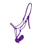 Braided Nose Cowboy Knot Halter with Lead