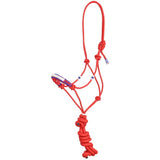 Flower Nose Cowboy Knot Halter with Lead