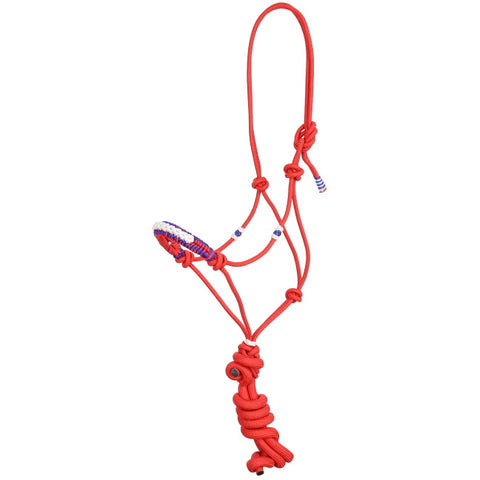 Flower Nose Cowboy Knot Halter with Lead