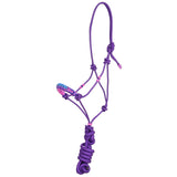 Flower Nose Cowboy Knot Halter with Lead
