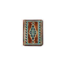 Turquoise Southwest Tooled Bifold Wallet by Ariat
