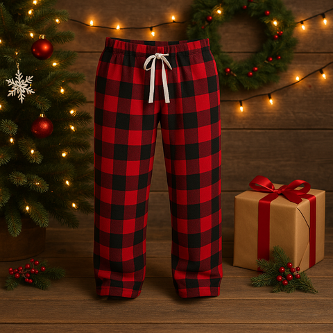 Buffalo Plaid Fleece Pajama Pants