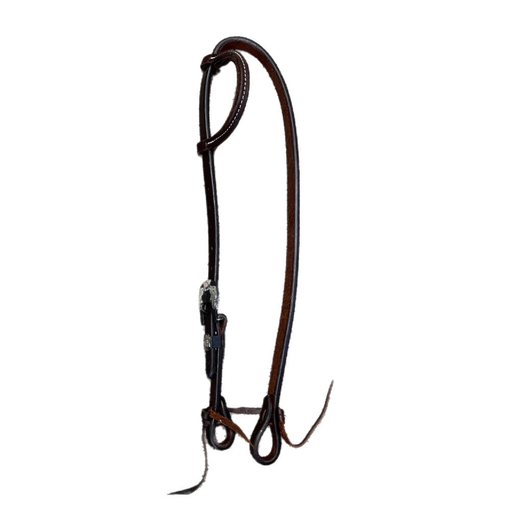 Slip Ear Headstall with Fancy Buckle Block Saddle Company, LLC