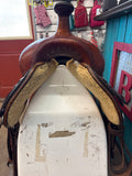 17" Circle Y Omaha Flex Tree Trail Saddle
