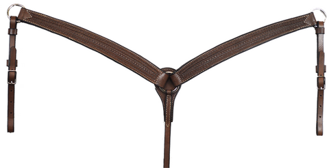 1 3/4" Basketweave Rope Border Breast Collar