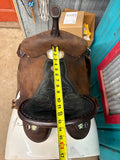 13” Double J Feather Lite Barrel Saddle