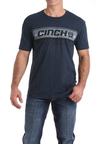 HEATHER NAVY CLASSIC LOGO TEE by CINCH JEANS