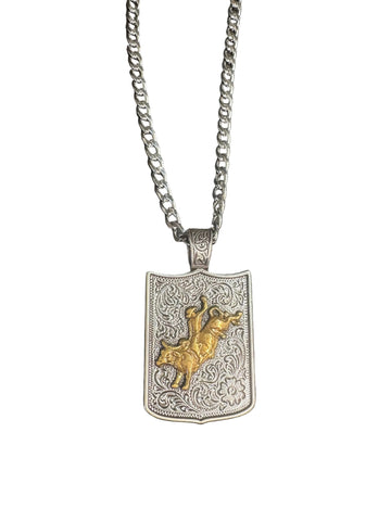BULLRIDER MEN'S NECKLACE BY TWISTER