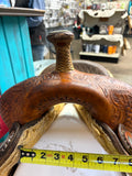 14.5" Billy Cook Barrel Saddle 4027