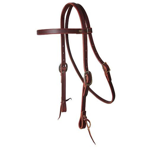 Cob Large Pony Latigo Browband Headstall by Professional's Choice