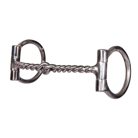 Pony Twisted Wire D-Ring Snaffle Bit by Professional's Choice
