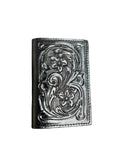 Floral Tooled Leather Wallet