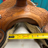 15" Hereford Tex Tan Trail Saddle