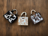 Cowprint Wrangler Crossbody Handbag