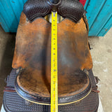 16” Langerud Custom Cutting Saddle