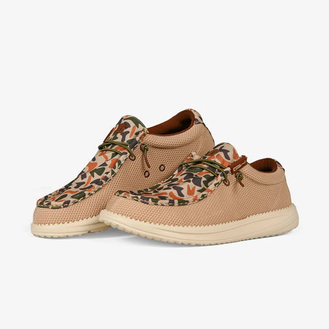 Mens  Old School Camo Camp Shoes by Gator Wader