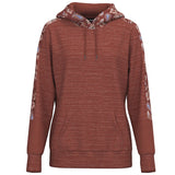 "CANYON" MARSALA W/ FLORAL PRINT HOODY by HOOEY