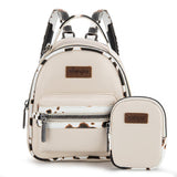 Wrangler Cow Print Mini Backpack with Coin Purse