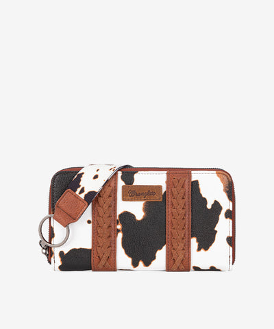 WRANGLER COW PRINT WALLET