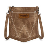 Wrangler "W" Stitch Water Repellent Denim Pocket Crossbody
