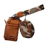 Wrangler Camo Dual Pouch Wristlet