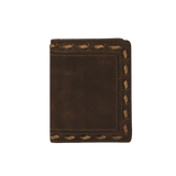 JUSTIN MEN'S FRONT POCKET CARD CASE WHIP STITCH