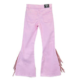 Pink Fringe Toddler Jeans BY COWGIRL HARDWARE
