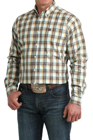 Men's Plaid Button Up Shirt by Cinch Jeans