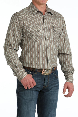 Men's Modern Fit Pearl Snap Shirt by Cinch Jeans