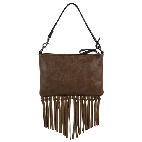 TONY LAMA HAIR ON HIDE SHOULDER BAG