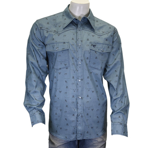 BOY'S BRANDING IRONA LONG SLEEVE SHIRT by COWBOY HARDWARE