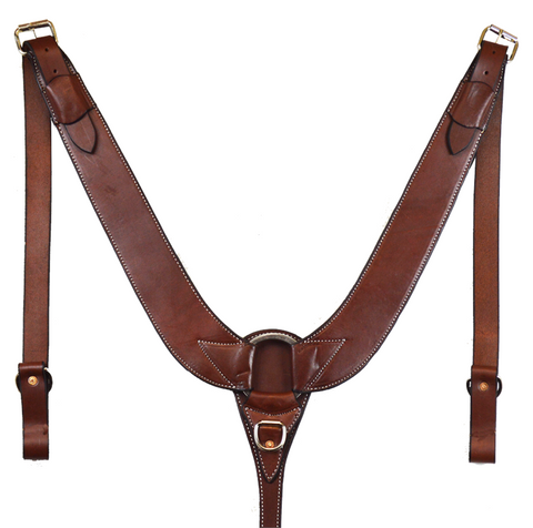 Slick Out Leather Pulling Collar
