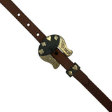 Single Ear Headstall With Cowboy Gambler Buckle