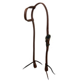 Single Ear Headstall With Cowboy Gambler Buckle
