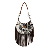 COWHIDE NELLIE FRINGE BAG by STS