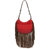 Crimson Sun Nellie Fringe Bag by STS