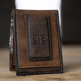 Bull Camo Money Clip Wallet BY STS