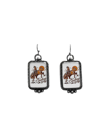 Cowboy Way Earrings by Silver Strike