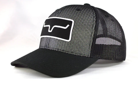 Black All Mesh Trucker Hat by Kimes Ranch